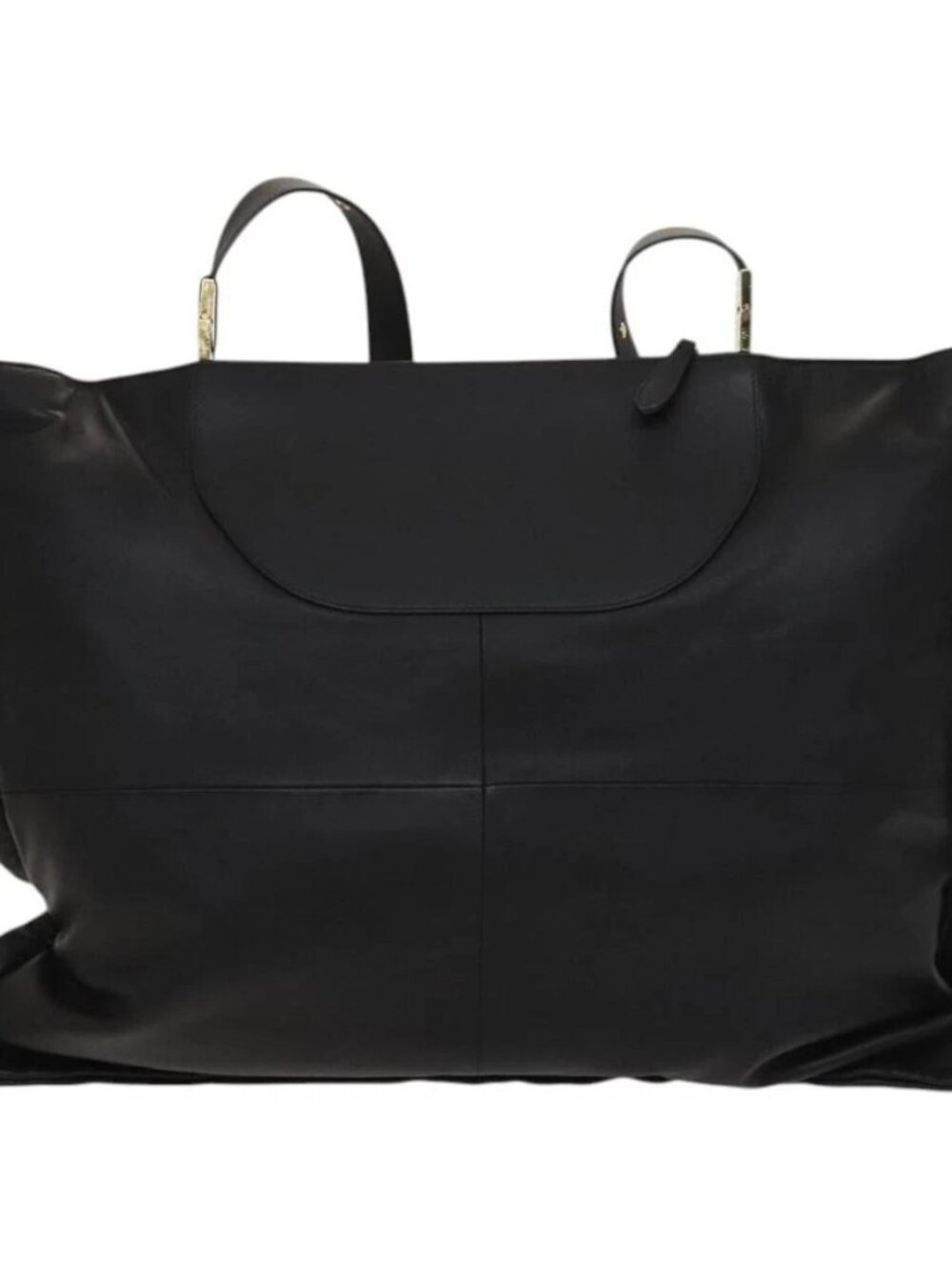 BURBERRY Shoulder Bag Leather Black Gold - Picture 3 of 16